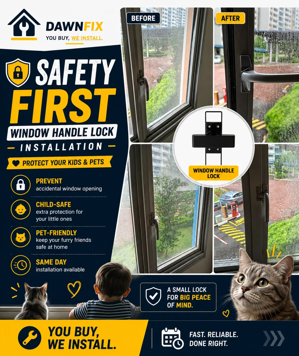 Window Handle & Lock Repair Singapore